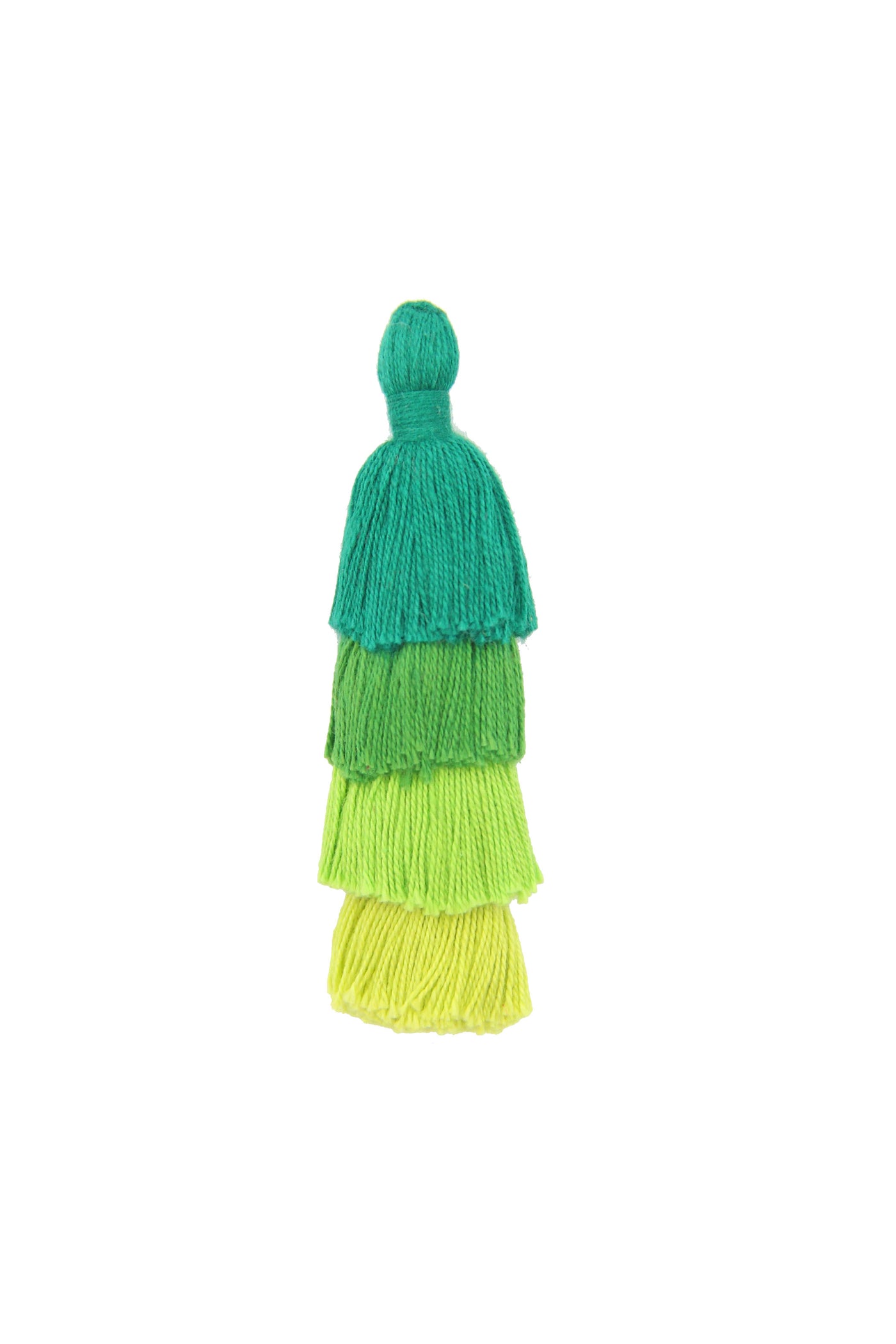 Green Ombre Layered Tassel