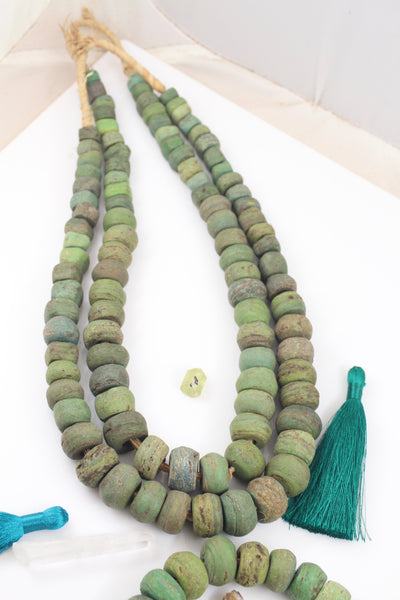 Vintage Beaded Necklaces from Africa 