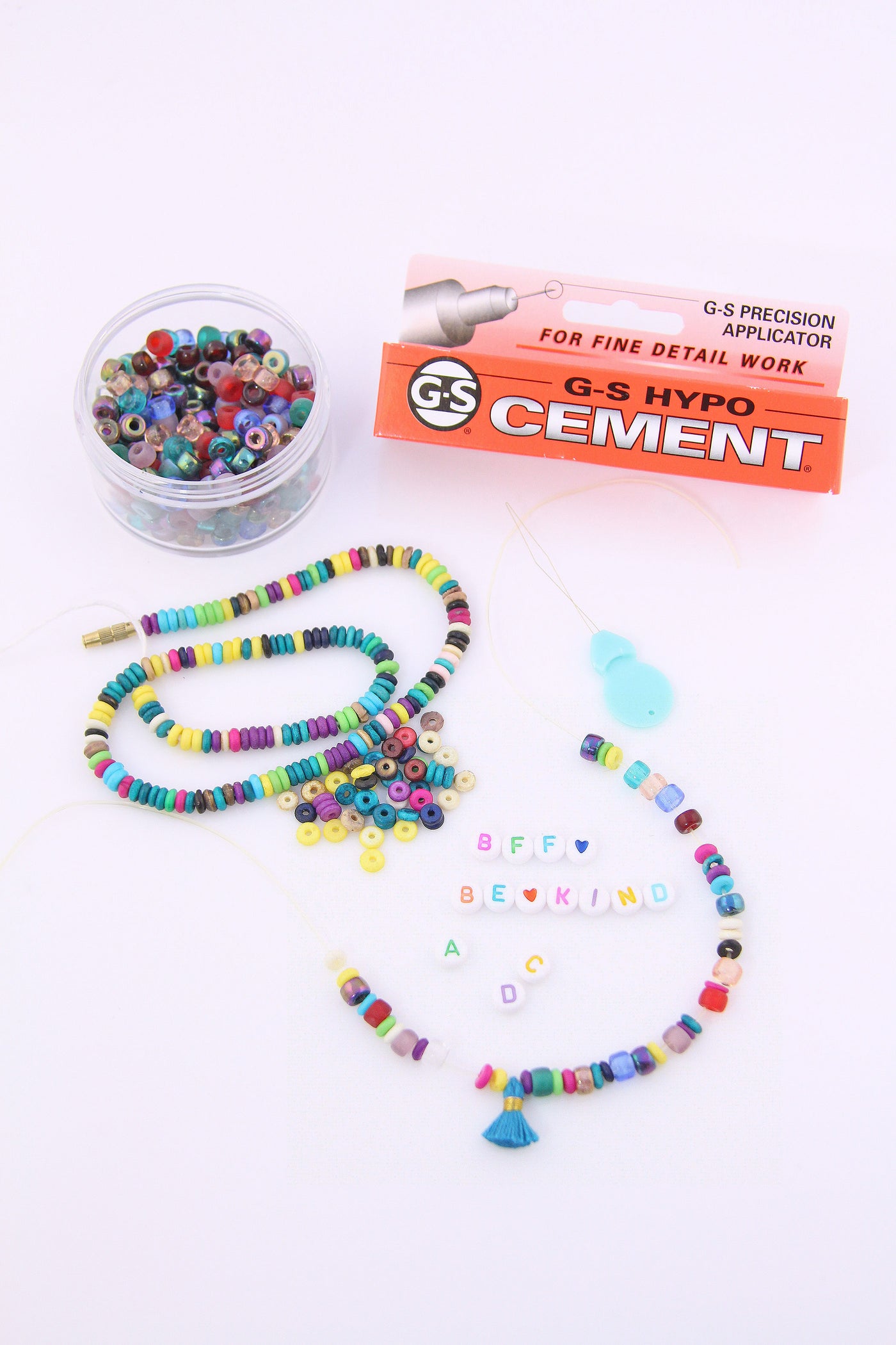Kids DIY Bracelet Kit, Make 6+ Bracelets  Beaded bracelets diy, Diy bracelets  kit, Bracelet kits