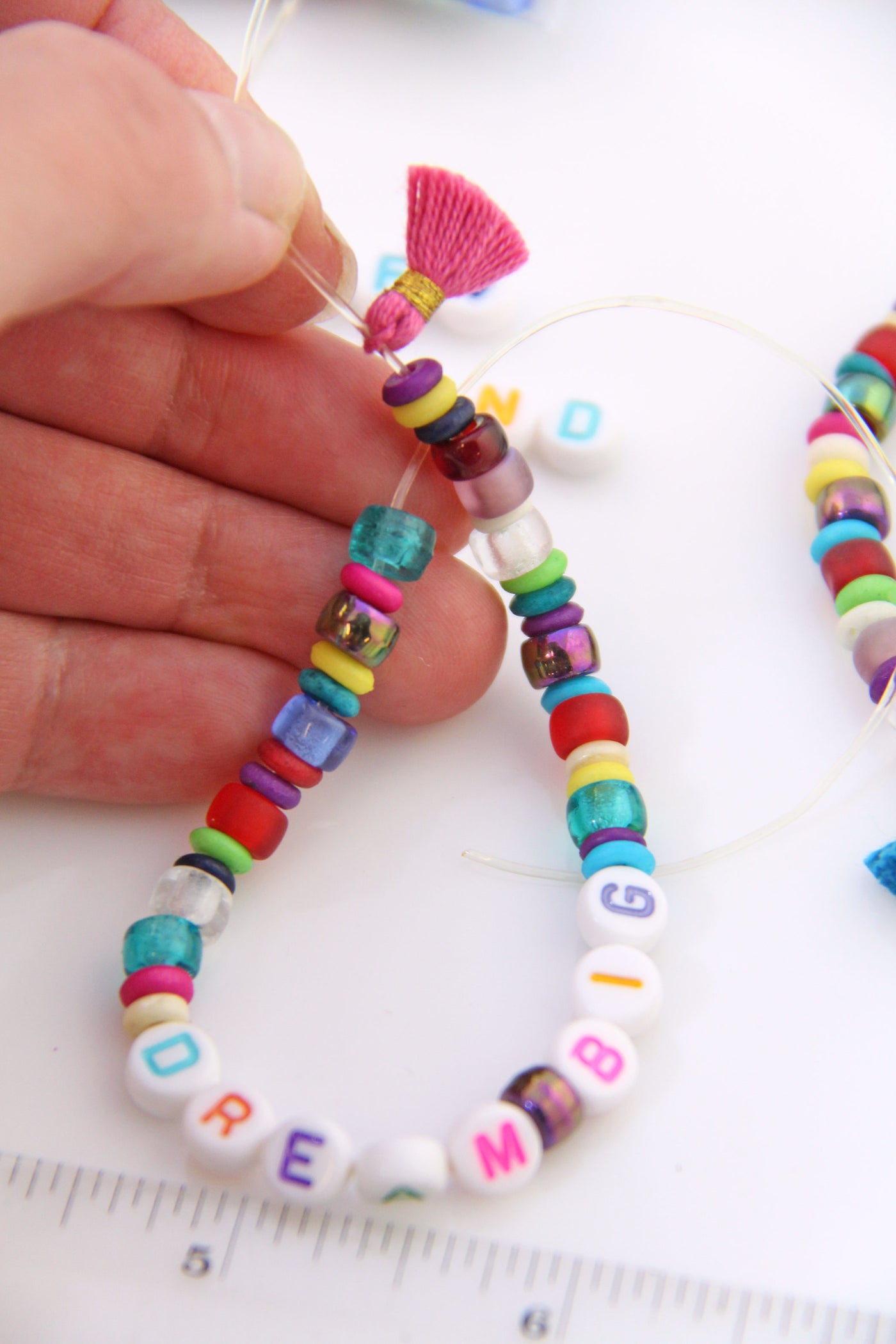 Friendship bracelet kit for kids, rainbow bracelet kit, craft kit