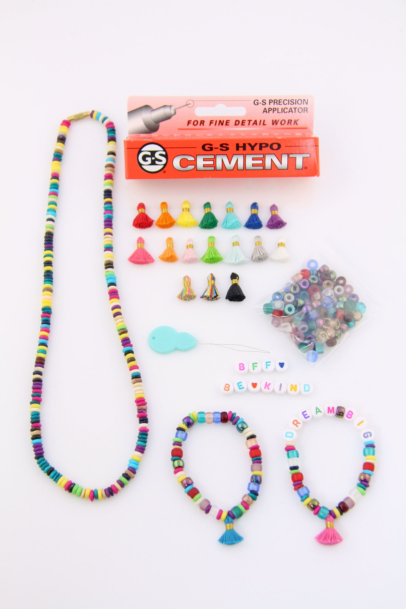 Kids DIY Bracelet Kit, Make 6+ Bracelets  Diy bracelets kit, Bracelet kits,  Diy bracelets