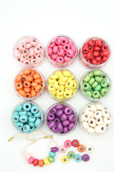 Rainbow Beads for Bracelets