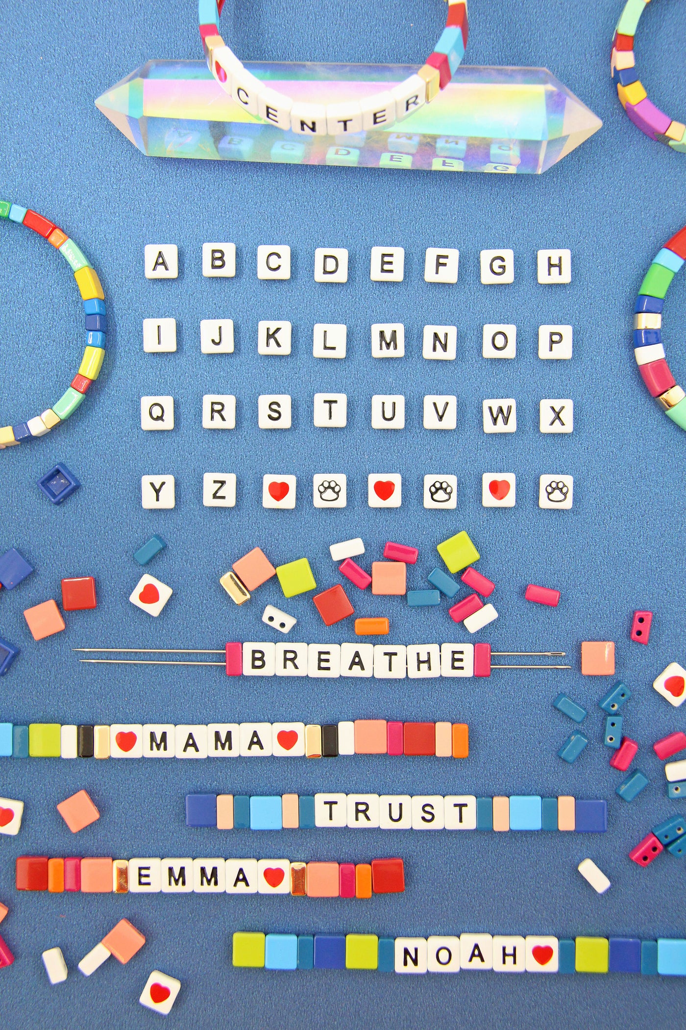 Array of Letter Beads