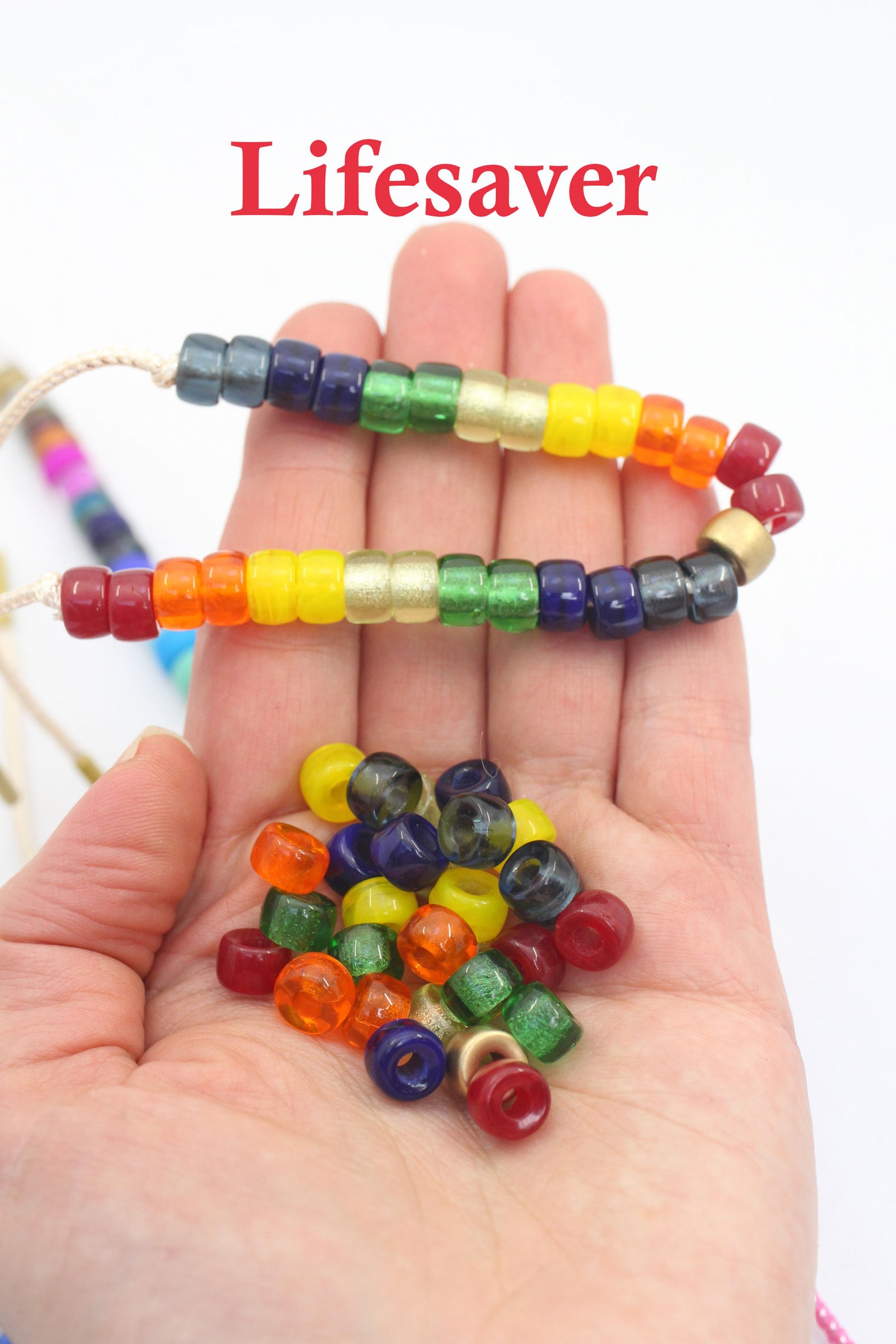 Pony Beads for Bracelet Making Kit, Rainbow Kandi