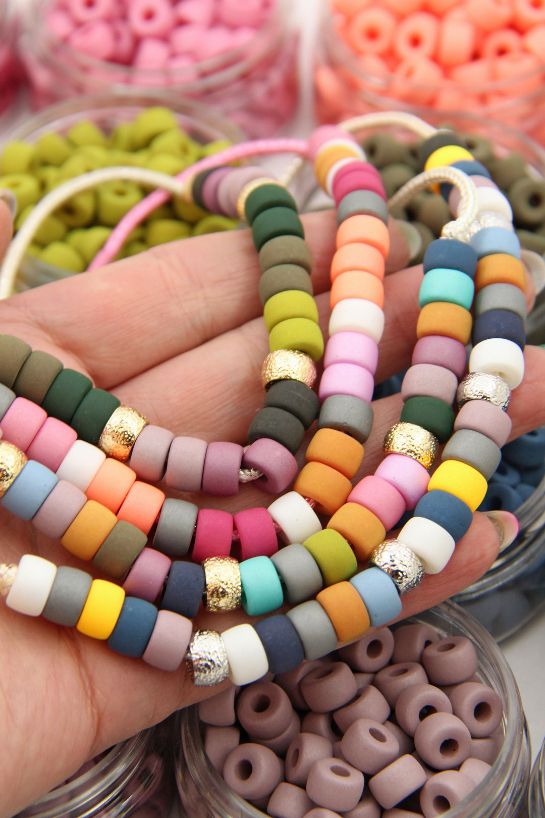 Perles à écraser Beadalon, Tailles : 1 ,2, 3 Et 4, Argenté