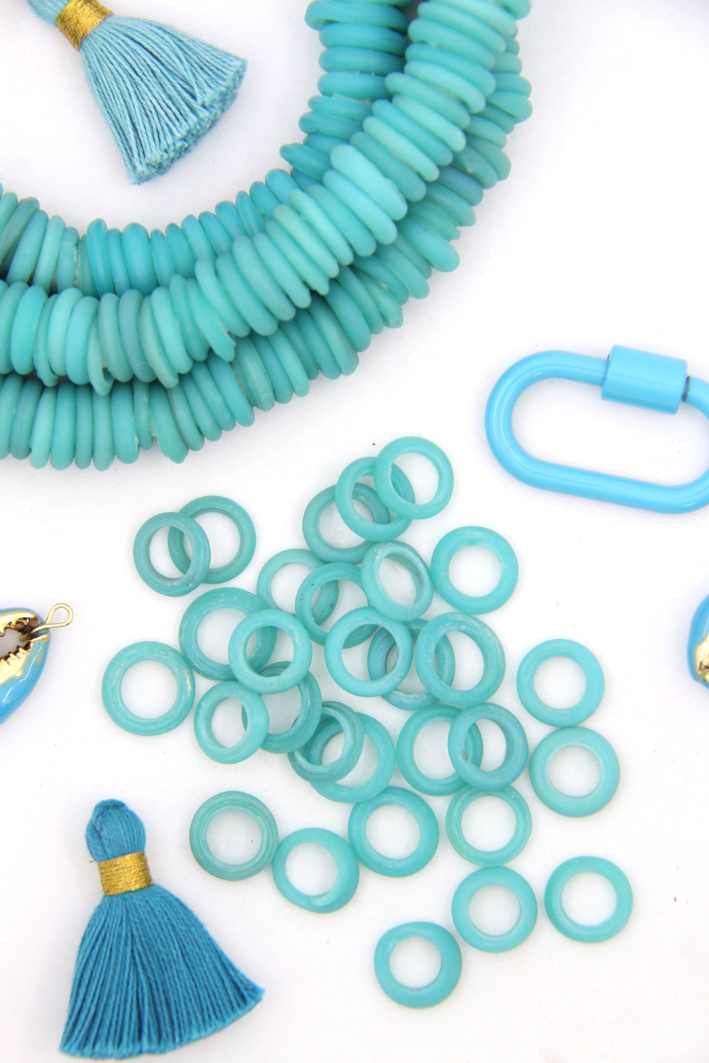 Large Hole Beads for making beachy DIY Jewelry 