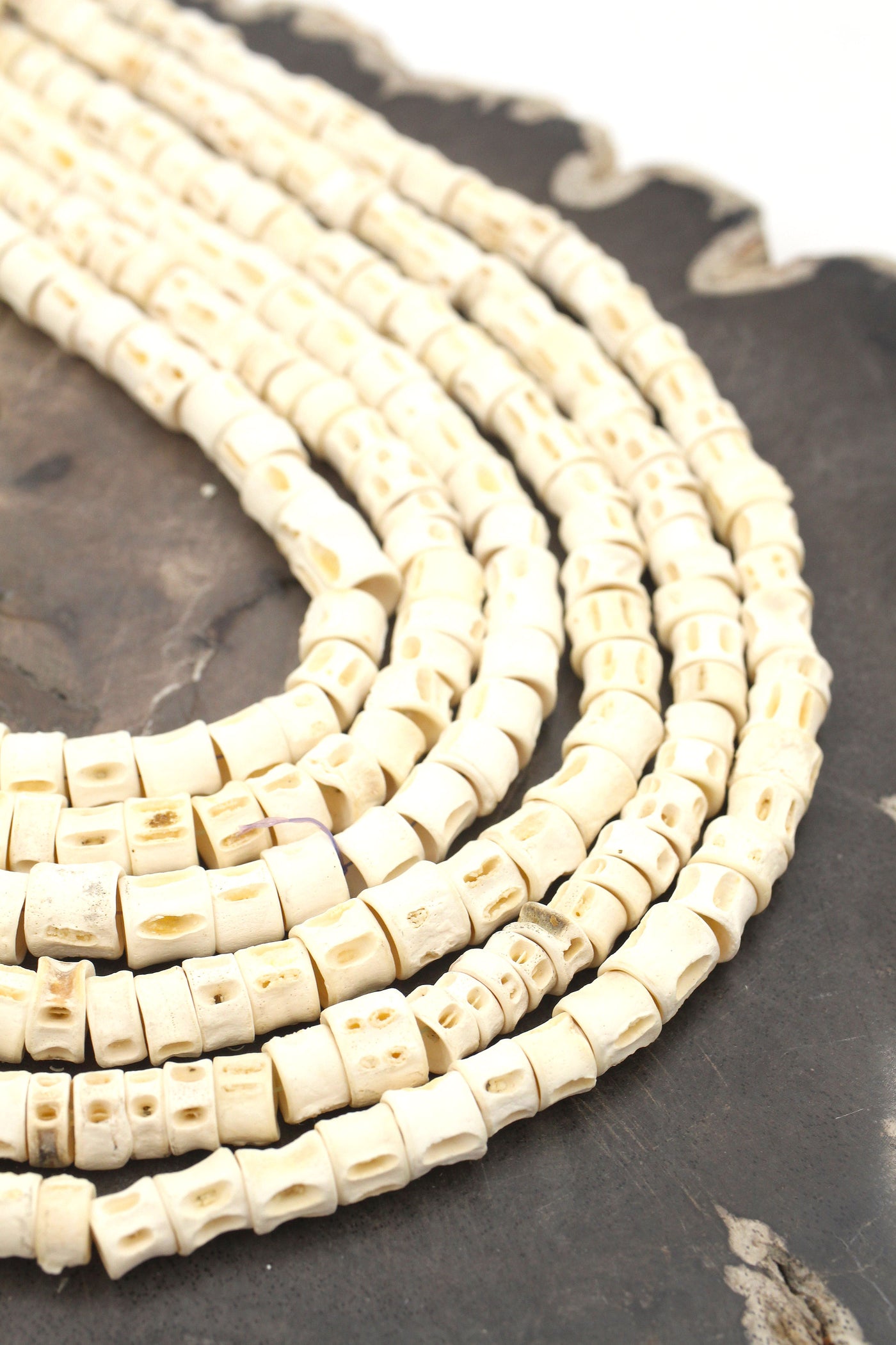 Real Vertebrae Beads from Shark, African bone beads for DIY Jewelry