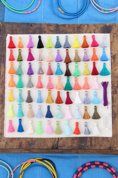 Mini Silky Jewelry Tassels, 1.25 Tassels for Earrings,Tassel Supplier