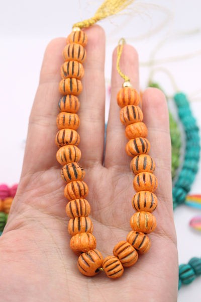 Orange Beads for Bracelets