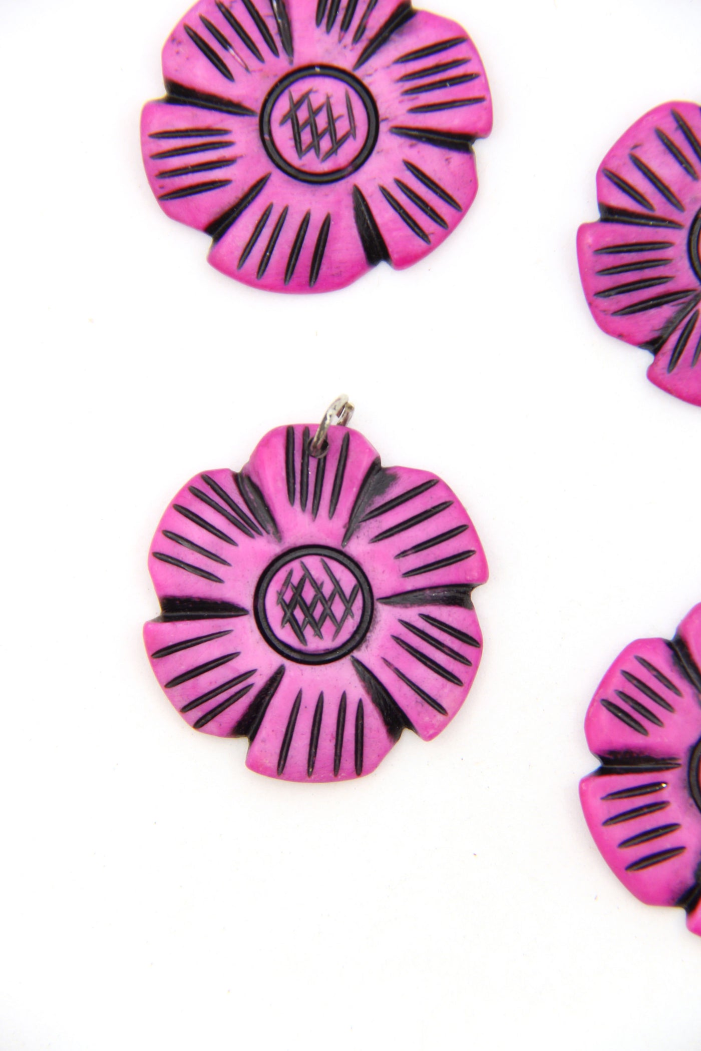 Day of the Dead marigold Pendant for DIY Jewelry