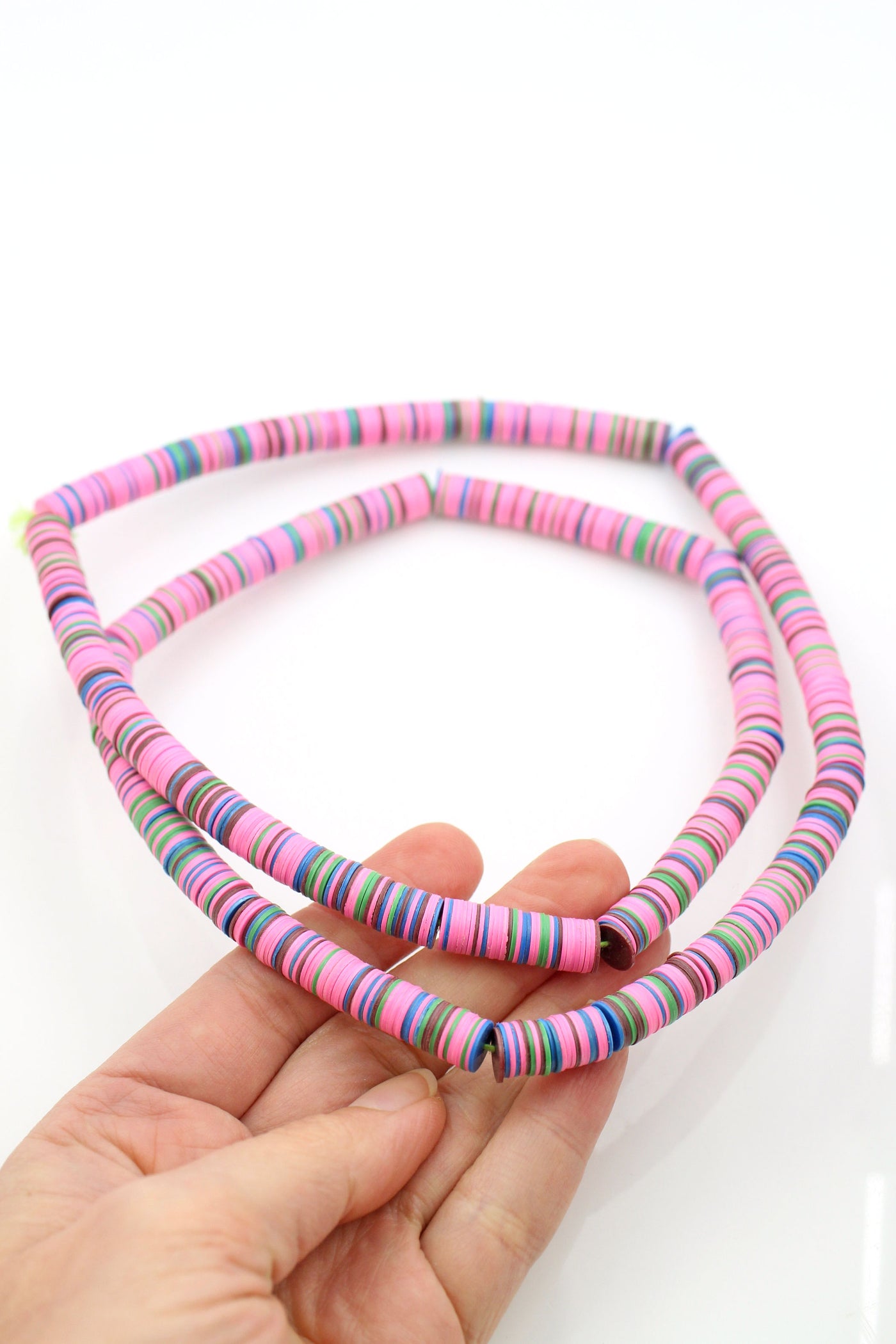 Popular Colorful African Beads Disc Necklace