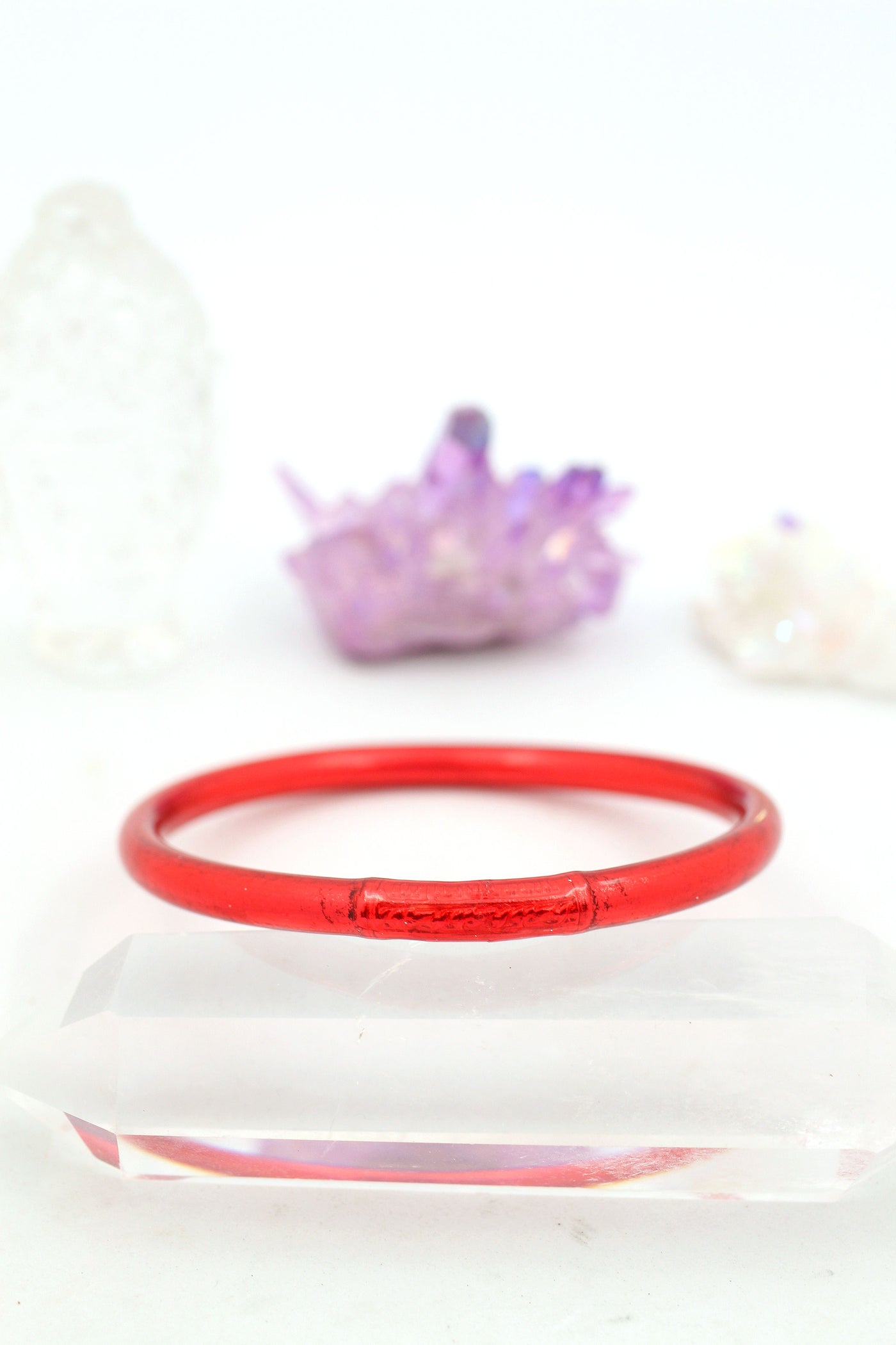 Red Prayer Bracelet for Root Chakra Balancing