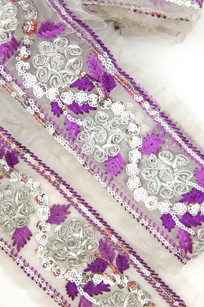  light and airy ribbon, trim, sari border from India