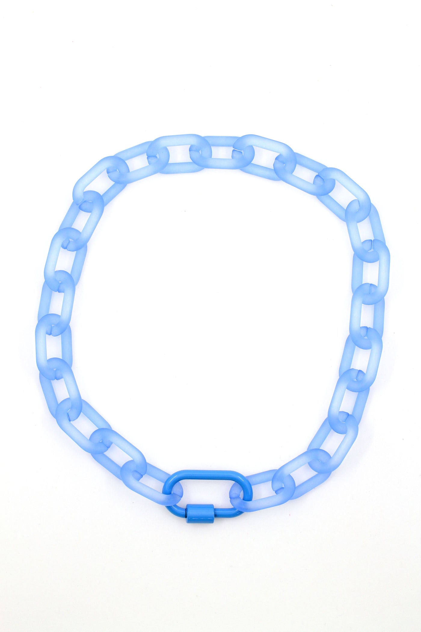 Acrylic Snap Link Necklace, Assorted Colors