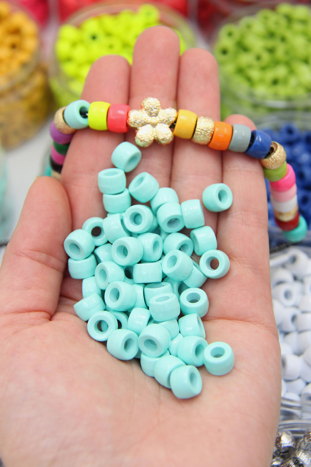 Candy Disc Enamel Heishi Beads, for Tubular Bracelets & Necklaces