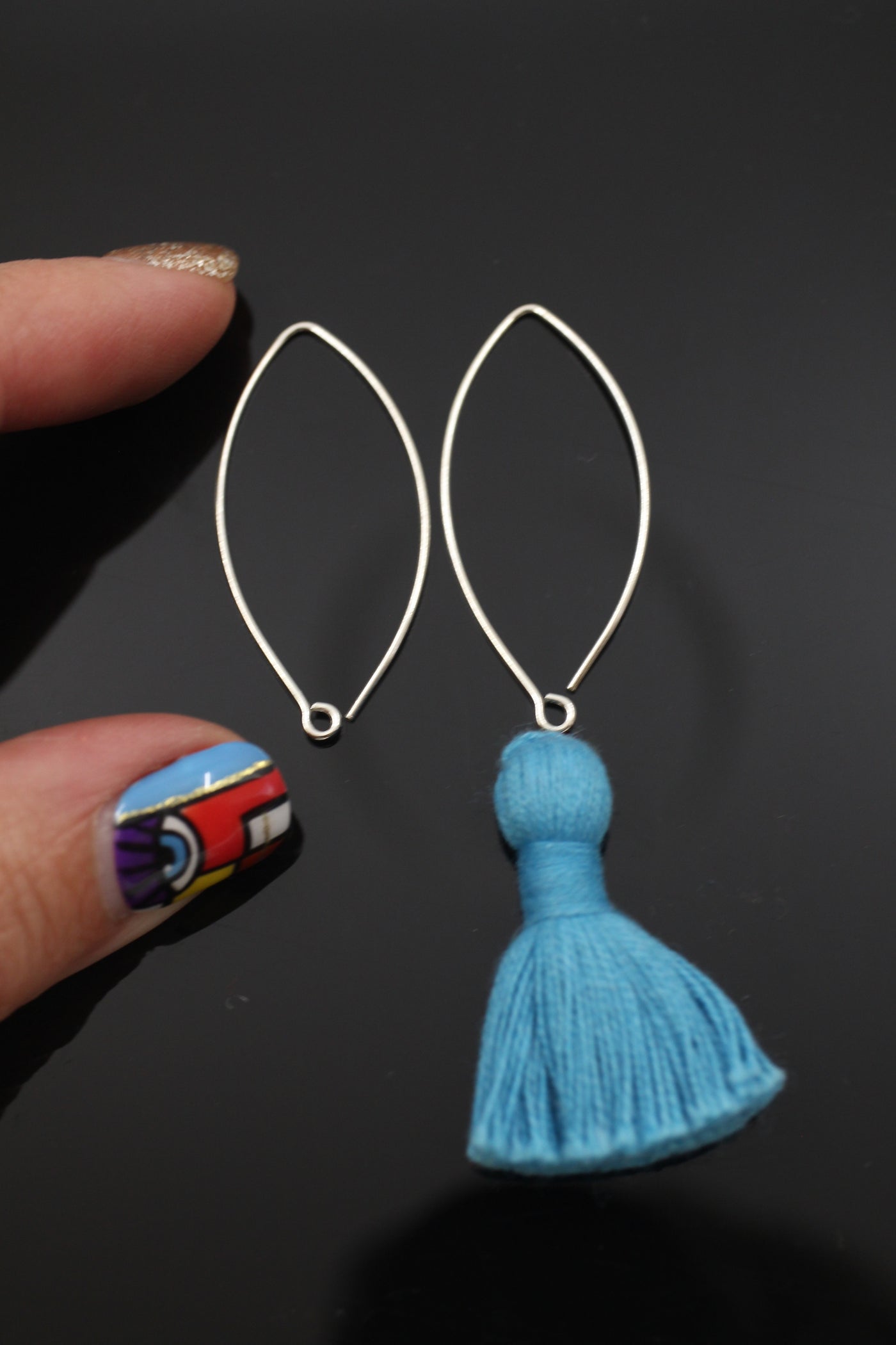 Make Tassel Earrings with these Sterling Silver Earwires