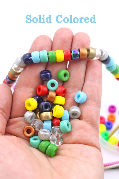 Colorful Rainbow Large Hole Beads
