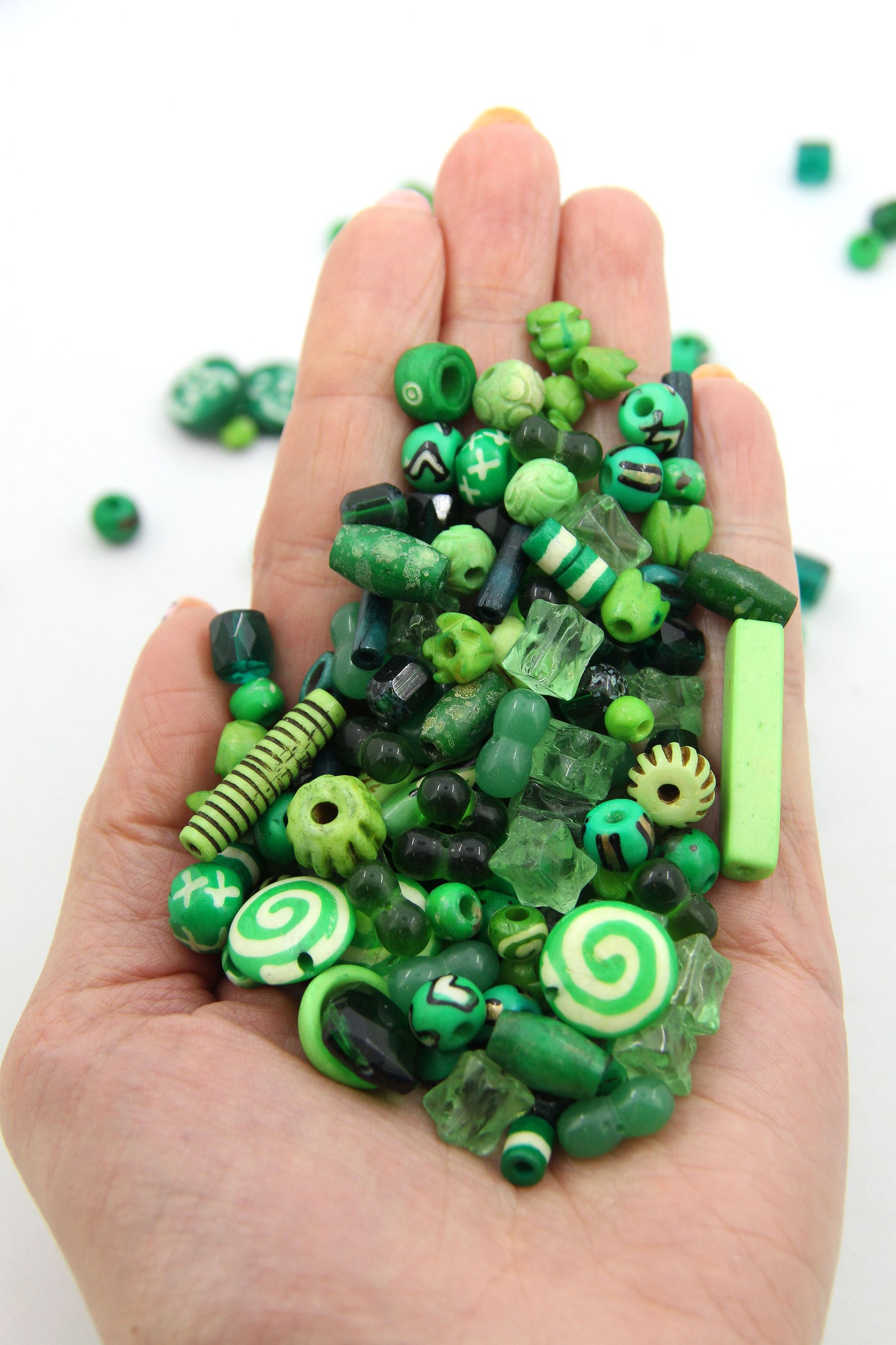 St. Patrick's Day Green Bead Grab Bag