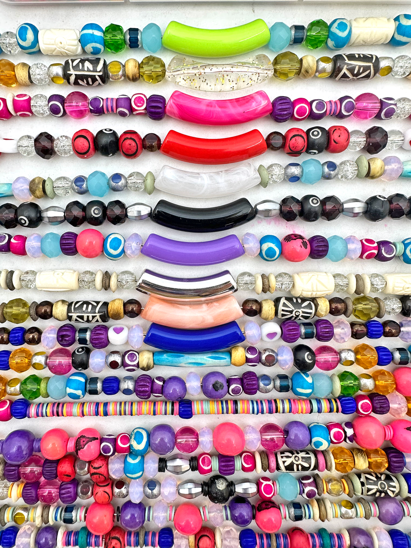Taylor Swift Friendship Bracelets - Seed Bead Glass Colour Themed