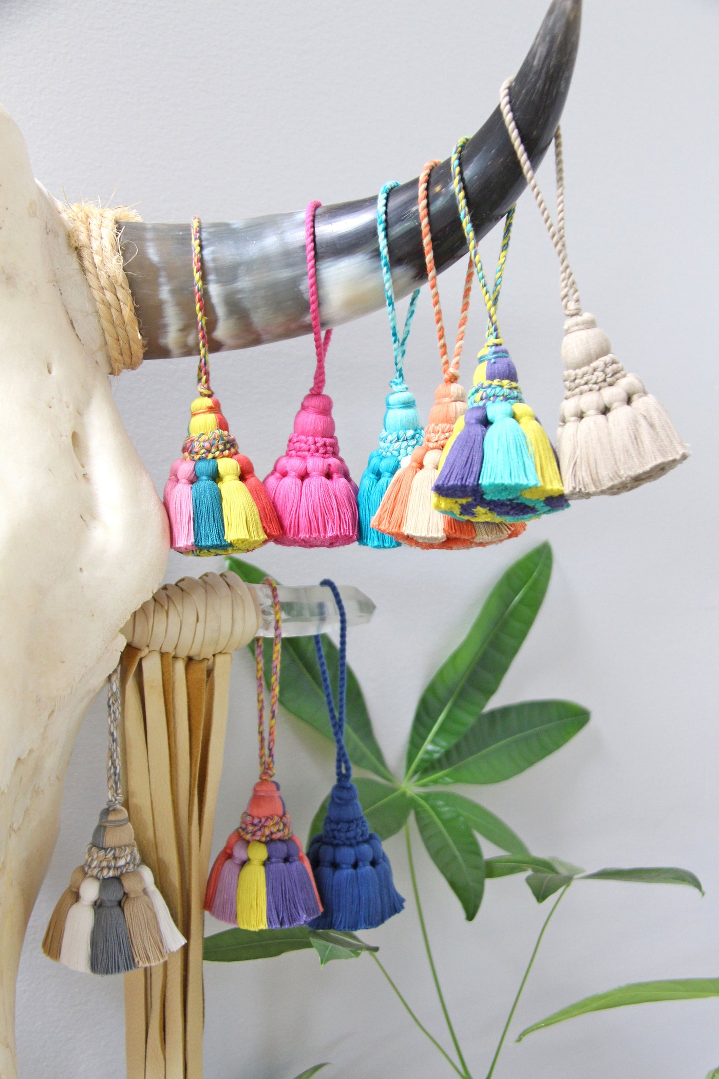 Temple Belle Home Decor Tassels, Purse Charms, Bag Swag, Artisan Made