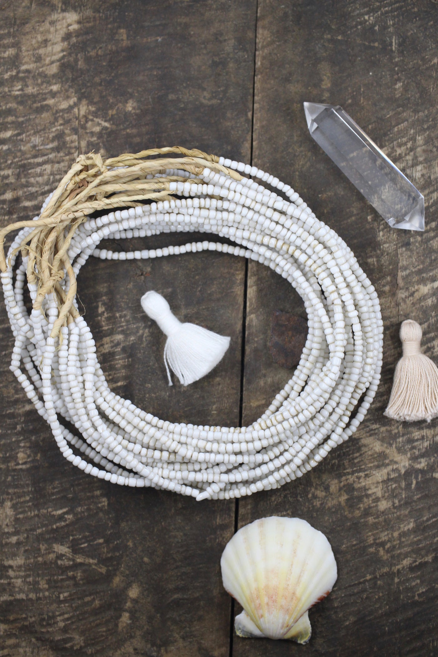 Recycled glass beads handmade necklace choker Krobo Ghana African Boho  jewelry | eBay