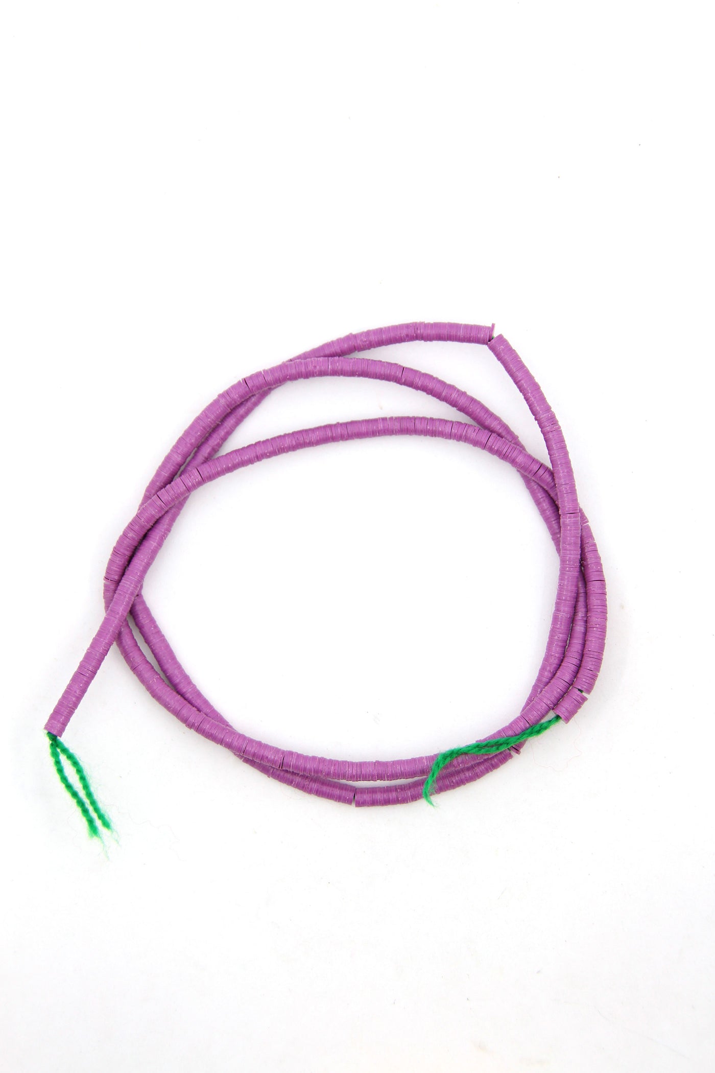 4mm Vinyl Record Beads: Ghanaian Handmade Heishi Disc Spacers