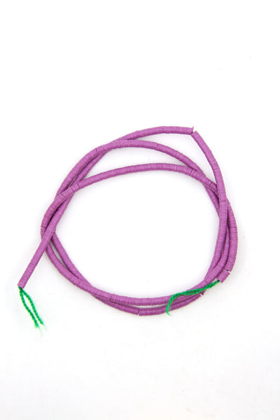 4mm Vinyl Record Beads: Ghanaian Handmade Heishi Disc Spacers