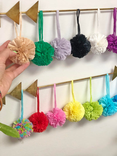 Assorted Color PomPoms for Crafts & Decorating