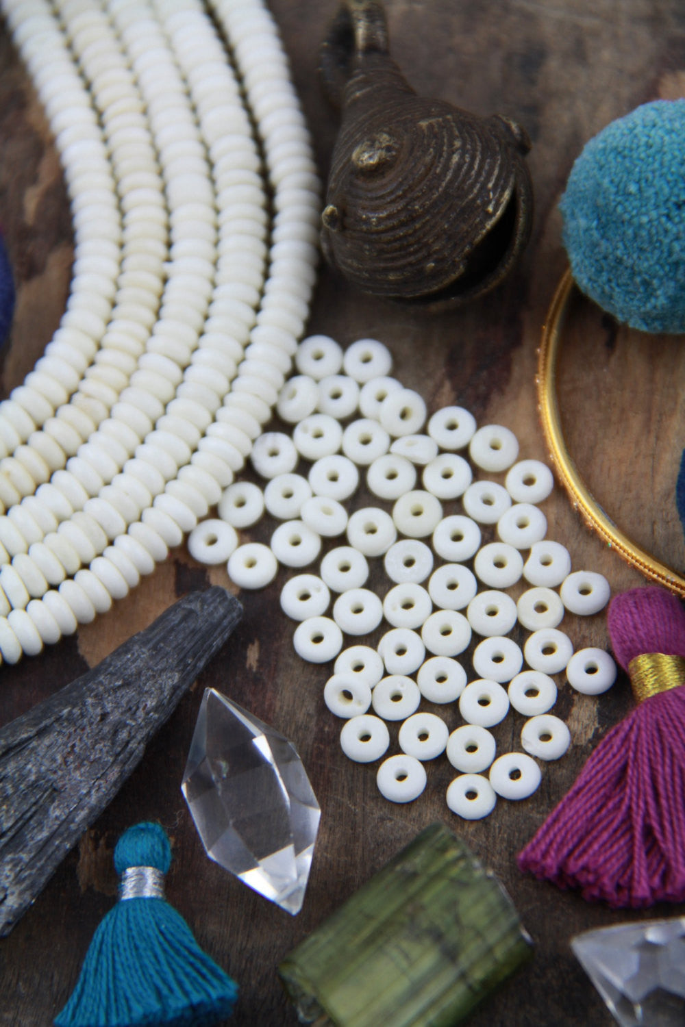 White Beads Collection for DIY Crafts & Jewelry