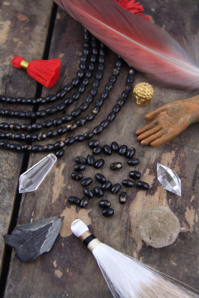 Speckled Black & Cream: Oval Bone Beads, 7x5mm, 28 Pieces - ShopWomanShopsWorld.com. Bone Beads, Tassels, Pom Poms, African Beads.