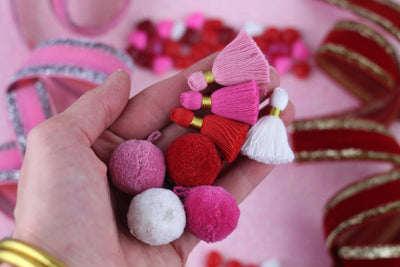 My Heart Will Go On: Valentine's Day Tassels & Pom Poms