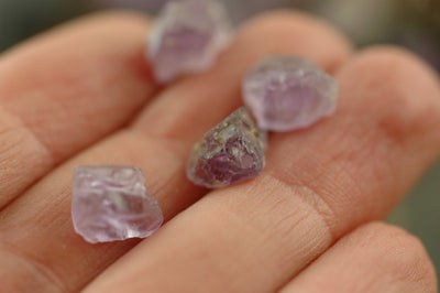 Purple Ice: Amethyst Rough Nugget Beads / 10 beads, 4", 8x10mm / Purple, Orchid Natural Gemstone / Organic, Earthy Jewelry Making Supplies - ShopWomanShopsWorld.com. Bone Beads, Tassels, Pom Poms, African Beads.
