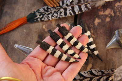 Chevron African Batik Bone Pendant, 10x72mm, 1 Pendant - ShopWomanShopsWorld.com. Bone Beads, Tassels, Pom Poms, African Beads.